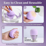 PODDU Makeup Sponge, 7 Pcs Beauty Makeup Sponge, Blender for Cream, Powder, Liquid - Imported from UK