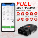 iDIGMALL Bluetooth OBD2 Scanner OBD II Diagnostic Scan Tool for iOS iPhone/Android Car ECU Code Reader with Engine Check & Emissions Test & Live Sensor Data Support - Imported from UK