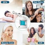 K-SKIN Facial Steamer, 350W Nano Ionic Face Steamer with 360° Rotatable Sprayer, Portable for Personal Care Use at Home or Salon - Imported from UK