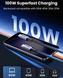 UGREEN USB C To USB C Cable, 100W Fast Charge 2M Nylon Braided & Aluminum Body Data Cable - Imported from UK