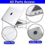 MOSISO Plastic Hardshell Case Keyboard Cover & Screen Protector for MacBook Air 13" - Imported from UK