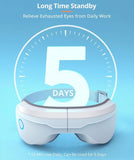 Latumab Eye Massager with Heat, Bluetooth Music Heated Massager for Migraines, Relax & Reduce Eye Strain Dark Circles & More - Imported from UK