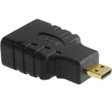 Micro HDMI Adapter HDMI Female (Type-A) to Micro HDMI Male (Type-D) Gold Plated Connector Converter Adapter - Imported from UK