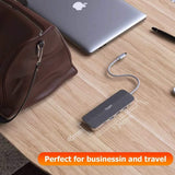 TSUPY 11-in-1 USB C Hub, Fabric Design Dual Display USB C Adapter, USB C to 4K HDMI,  VGA, Ethernet, PD USB C to USB C, 3 USB, SD Micro SD Card Reader, 3.5mm Jack Docking Station for MacBook Pro etc - Imported from UK