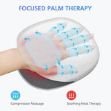 COMFIER Air Compression Hand Massager with Heat, 3 Levels Compression & Heating, Rechargeable Hand Massager Machine for Carpal Tunnel - Imported from UK