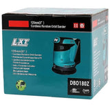 Makita 18V 125mm Cordless Lithium-ion Random Orbit Sander, 5" 14000RPM Electric Sander with 3 Speeds, Perfect for Woodworking (Battery Included) - Imported from UK