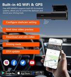 MINIEYE C2L Dash Cam Front & Rear 4K+1080P Car Dash Cam, 2K with ADAS Alert, Wireless Car Camera Dash Cam with 170° Wide Angle, Built-in GPS, Night Vision, Loop Recording, Parking Monitor, APP OTA Update, 64GB Card Include - Imported from UK