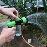 Water Spray Gun Adjustable Foam Spray Gun with Soap Dispenser, 8 Patterns High-Pressure Sprayer with Reservoir for Lawn/Garden Watering Car Washing Pet Bathing Fertilizer - Imported from UK