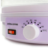 Andrew James 5 Tray Food Dehydrator with Adjustable Temperature Control - Imported from UK