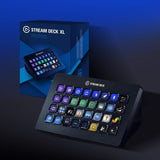 Elgato Stream Deck XL Advanced Studio Controller With 32 Macro Keys, Trigger Actions in Apps & Software Like OBS, Twitch, YouTube & More, Works with Mac & PC - Imported from UK