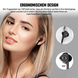 UiiSii In-Ear Stereo Headphones with Mic, Deep Bass Hi-res Dual Driver Earphones - Imported from UK