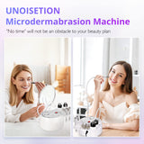 UNOISETION Diamond Microdermabrasion Machine 3-in-1, Diamond Dermabrasion Machine Professional For Facial Peeling Skin Care, Home Microdermabrasion Portable Facial Care Salon Equipment with Vacuum & Spray.  -Imported from UK