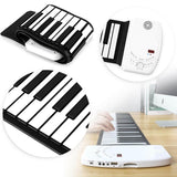 EVERYONE GAIN Portable 88 Keys USB Soft Flexible Electronic Piano Keyboard with Pedal & Built-in Speaker - Imported from UK