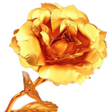 24K Golden Rose, Artificial Forever Rose with Gift Box for Friends, Christmas, Wedding Anniversary, Mother's Day, Valentine's Day - Imported from UK