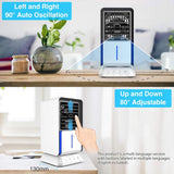 Infray Personal Air Cooler Portable Air Conditioner, Oscillating Small Evaporative Air Circulator Desktop Space Cooler with Timer Function & 320ml Water Tank - Imported from UK