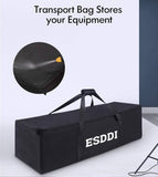 ESDDI Photography Lighting Kit, Adjustable 2.6Mx3M Background Support System with 3 Color Backdrop Fabric Photo Studio Softbox Sets, 5x 85W Bulb, 2x Umbrellas Light Stand & Carrying Bag - Imported from UK