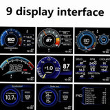 OBD2+GPS Smart Gauge, AP-6 Car HUD Head Up Display, High Definition Speedometer Car Diagnostic Tool Overspeed Fault Alarm for All Vehicles - Imported from UK