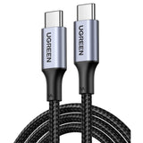 UGREEN USB C To USB C Cable, 100W Fast Charge 2M Nylon Braided & Aluminum Body Data Cable - Imported from UK