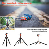 GEEKOTO 77’’ Camera Tripod for DSLR, Compact Aluminum Tripod with 360 Degree Ball Head and 8kgs Load for Travel and Work - Imported from UK