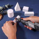 TACKLIFE 4V Cordless Rotary Tool Kit, 2 Speed Portable Engraving Polishing Grinder with Versatile Accessories, Ideal for DIY, Drilling, Carving, Polishing, Sanding, Grinding - Imported from UK