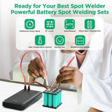 Kerpu Portable Spot Welder Machine, 5000mAh DIY 18650 Battery, Portable Battery Welder with Type-C Port 2.1A Input - Imported from UK