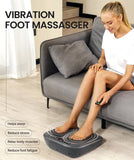 RENPHO Vibrating & Rolling Shiatsu Foot Massager with Remote Control, 2 Programs, 3 Auto Modes for Pain Relief - Imported from UK