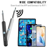 BEBIRD R1 Smart Visual Ear Cleaner, Wax Removal Tool with 1080P Camera with 6 LED Light, Wax Removal Otoscope with Replacement Tips for Ear/Nose/Throat - Imported from UK