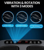 RENPHO Vibrating & Rolling Shiatsu Foot Massager with Remote Control, 2 Programs, 3 Auto Modes for Pain Relief - Imported from UK