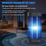 Fochea Mosquito Killer Lamp, 22W UV Light Insect Killer Effectively Cover 100㎡ - Imported from UK