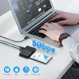 FIDECO USB 3.0 to IDE & SATA Adapter, External SATA & IDE Converter for 2.5" & 3.5" HDD or SSD with Power Supply - Imported from UK