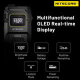 NITECORE EDC29 LUMINBLADE Tactical Flashlight, USB Type-C Rechargeable, Extremely Bright 6500 Lumens, 400m Range & 61 Hours Runtime LED Torch - Imported from UK