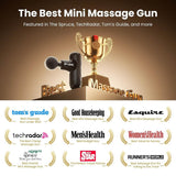 BOB AND BRAD Q2 Mini Massage Gun, Portable Pocket-Sized Deep Tissue Percussion Muscle Massager Gun, Ultra Quiet Massage Gun with Carry Case - Imported from UK