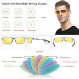 SOXICK Night Driving Polarized Night Vision Glasses - Imported from UK