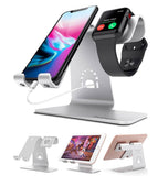 Bestand 2 in 1 Charging Stand Holder Compatible with Apple Watch/iPhone X/8Plus/8/7 Plus/iPad Upscale - Imported from UK