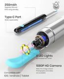 BEBIRD R1 Smart Visual Ear Cleaner, Wax Removal Tool with 1080P Camera with 6 LED Light, Wax Removal Otoscope with Replacement Tips for Ear/Nose/Throat - Imported from UK
