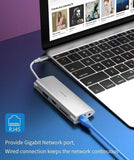 WIWU Alpha Ultimate 11-in-1 USB Type C Hub Adapter, 4K HDMI, 4xUSB A, VGA, LAN Ethernet, Micro SD, Audio - Imported from UK