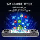 ANBERNIC RG405M Handheld Game Console, Aluminum Alloy CNC Android 12 System 4.0" IPS Touch Screen with 128G TF Card & 3172 Games - Imported from UK