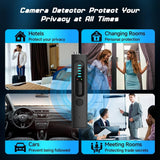 Wireless Signal & Hidden Camera Detector, 6 Levels Sensitivity Portable Anti Spy Camera/GPS/Bug/Tracking Device Detector for Hotels, Home, Car, Office - Imported from UK