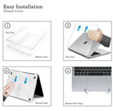 MOSISO Plastic Hardshell Case Keyboard Cover & Screen Protector for MacBook Air 13" - Imported from UK