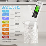 TDS EC & Temperature Meter, Digital 3-in-1 Water Tester, Easy to Use Water Purity Tester (Container Product Without Box) - Imported from UK