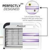 ASPECTEK 20W Electronic Bug Zapper, Mosquito, Moth, Wasp, Beetle & Other Pests Killer for Indoor Use Only - Imported from UK