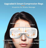 Latumab Eye Massager with Heat, Bluetooth Music Heated Massager for Migraines, Relax & Reduce Eye Strain Dark Circles & More - Imported from UK
