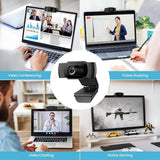 Wansview 1080P HD USB Webcam with Dual Microphone & Auto Light Correction, Plug & Play Web Cam for Video Streaming, Conference, Gaming & Study - Imported from UK