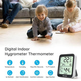 Govee Bluetooth Thermometer Hygrometer, Digital Indoor Humidity Meter with Smart Alert & Data Storage - Imported from UK