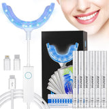 Renfox Teeth Whitening Kit, Non-Sensitive Kit with 6 Whitening Gel & Led Light, Home Tooth Whitening System Effective & Safe - Imported from UK