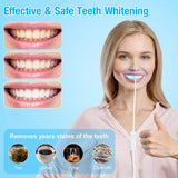 Renfox Teeth Whitening Kit, Non-Sensitive Kit with 6 Whitening Gel & Led Light, Home Tooth Whitening System Effective & Safe - Imported from UK