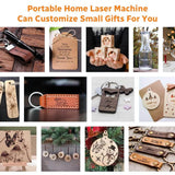 WAINLUX K6 Laser Engraver, 3000mW CNC Bluetooth Mini Laser Engraving Machine, Portable Tool for Wood Vinyl Leather Glass, DIY Art, Logo Design (Container Product Without Box) - Imported from UK