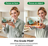 UGREEN FineCam Pro 4K 2K 30fps AF USB Ultra-High-Definition AI Smart Webcam, AI Function Built-In, Privacy Cover Supports, Both Portrait And Landscape Modes Camera For Computer Meeting, Live Streaming, Conference Zoom Meeting & Video Calls in Pakistan