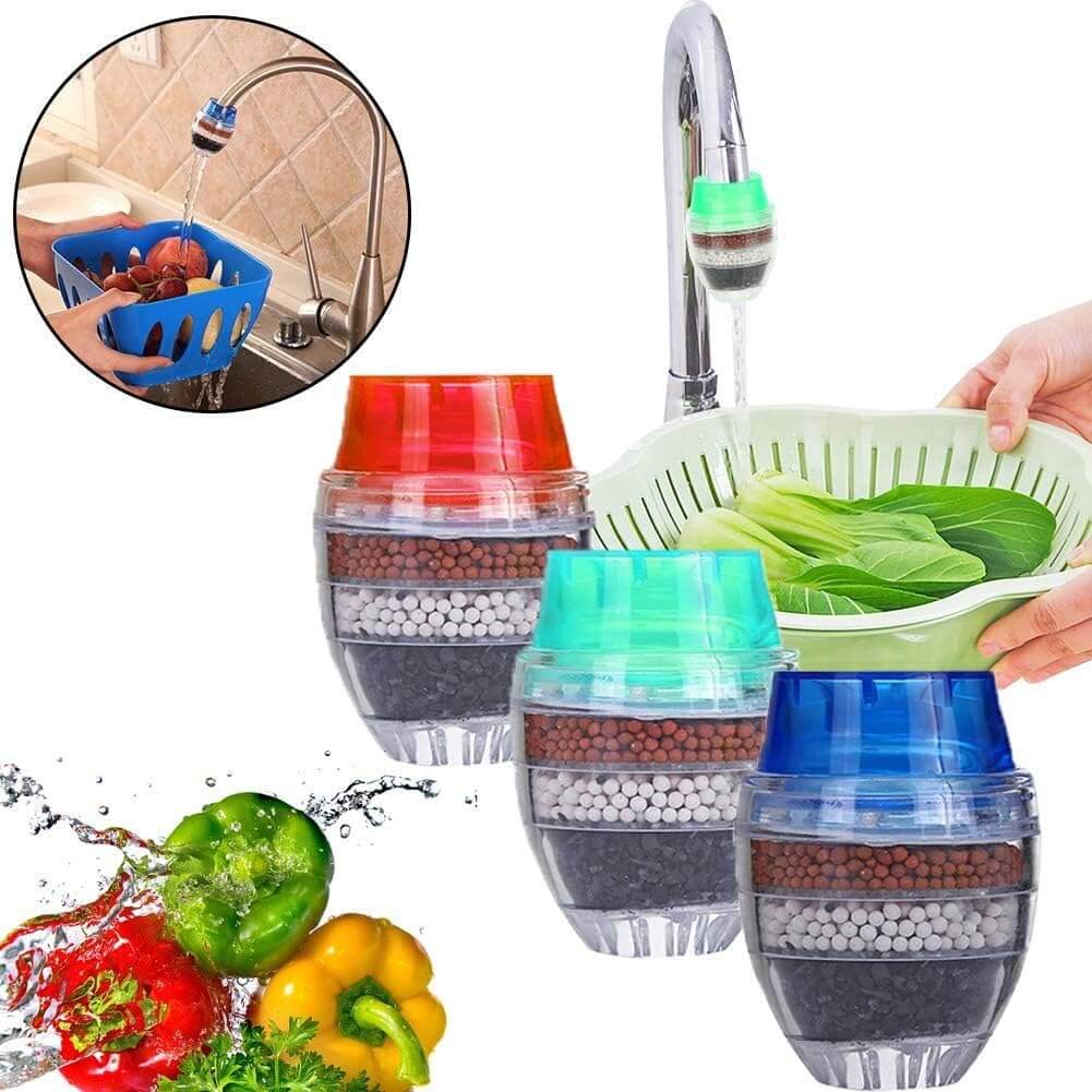 Water Purifier Interface Activated Carbon Water Tap Filter Faucet Water Filter Purifier Cartrid ...