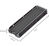 JEYI Cool Warship NVME NGFF M.2 Heatsink, PCIE NVME or SATA M2 2280 SSD Double-Sided Heat Sink - Imported from UK